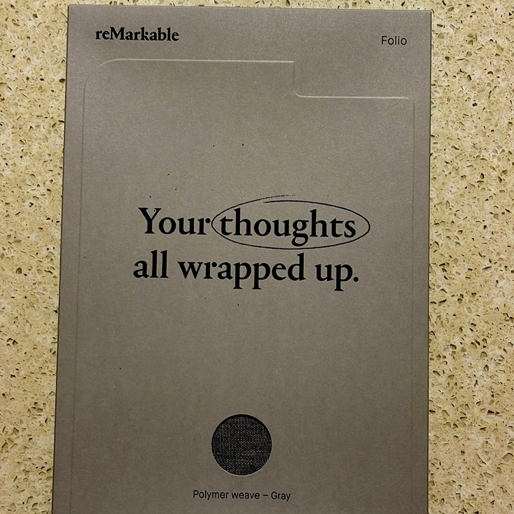 Remarkable gray folio